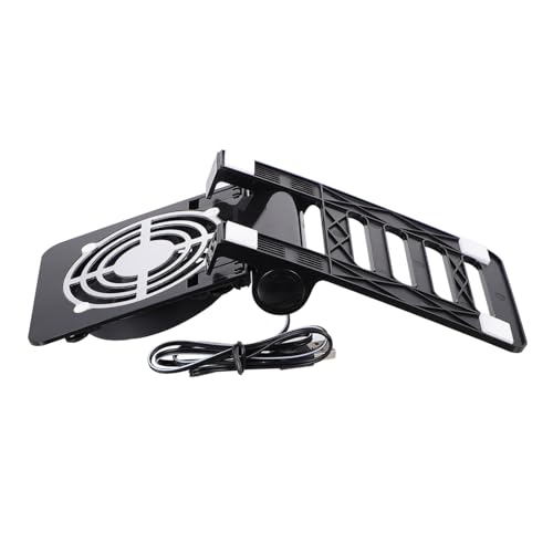 LIGIGWASH Tragbarer USB Cooler Lüfter mit Verstellbarem für Game Machine Stand Leichter Leiser Betrieb für Mobiles Gaming und Tablets von LIGIGWASH