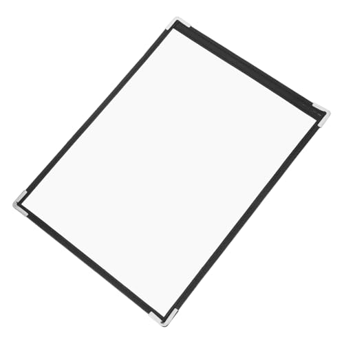 LIGIGWASH Transparente PVC Menükartenhülle mit Weißer Ecke Doppelseitiger Restaurant Menühalter für Cafés Hotels und Bars Kratzfeste Speisekartenhüllen zur Einfachen Menüorganisation und LIGIGWASH Transparente PVC Menükartenhülle mit Weißer Ecke Doppelseitiger Restaurant Menühalter für Cafés Hotels und Bars Kratzfeste Speisekartenhüllen zur Einfachen Menüorganisation und von LIGIGWASH