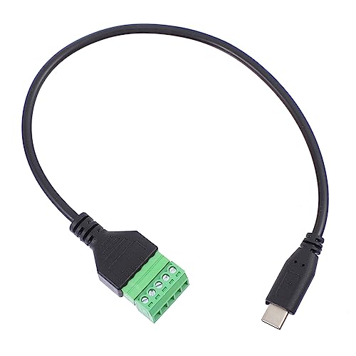 LIGIGWASH USB C Schraubklemmen Verlängerungskabel Poliger Schraubanschluss C Adapter Lötfrei für Computer Smartphone Tablet USB Datenübertragung LIGIGWASH USB C Schraubklemmen Verlängerungskabel Poliger Schraubanschluss C Adapter Lötfrei für Computer Smartphone Tablet USB Datenübertragung von LIGIGWASH
