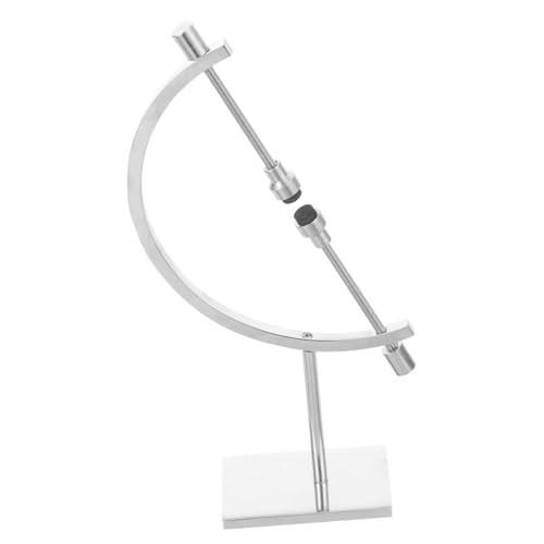 LIGIGWASH Verstellbarer Edelstahl Kugelständer für Kristallkugeln und Dekorationen Robuster Metall Displayhalter für Mineralien Schmuck Muscheln Münzen Vielseitig Einsetzbar Sicher und von LIGIGWASH