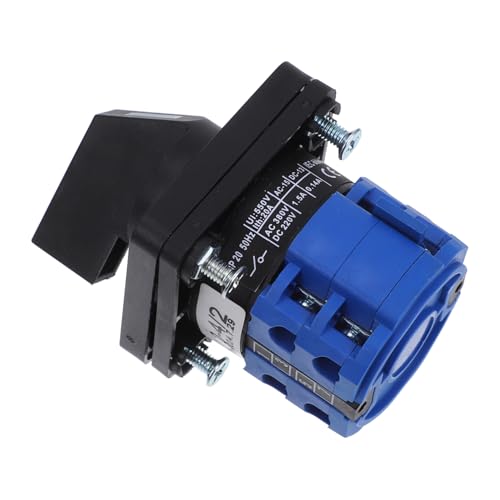 LIGIGWASH Wechselstromschalter Hochtemperaturbeständig Einfache Installation Vielseitiger Stromwechsel für Wasserpumpen und Generatoren Praktisch und Stabil LIGIGWASH Wechselstromschalter Hochtemperaturbeständig Einfache Installation Vielseitiger Stromwechsel für Wasserpumpen und Generatoren Praktisch und Stabil von LIGIGWASH