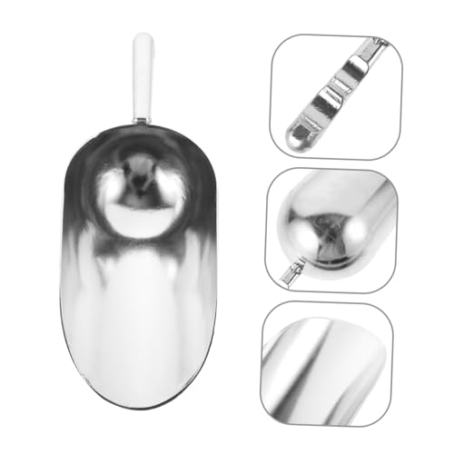 LIGIGWASH Zinklegierung Lebensmittelechte Küchen schaufel Multifunktionaler Food Scoop Eis Mehlschaufel mit Ergonomischem Griff für Haushalt Bar und Party von LIGIGWASH