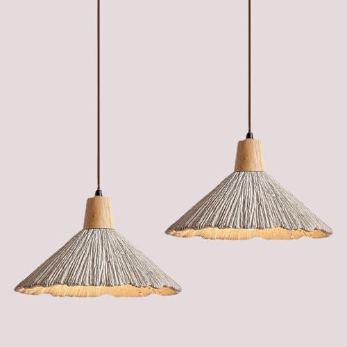 LIGKIN 2 Stück Pendelleuchte Moderne E27 Hängeleuchte Minimalistischer Stil Ø26cm Lampenschirm aus Zement Kronleuchter Industrielle Deko von Restaurants, Bars und Cafés LIGKIN 2 Stück Pendelleuchte Moderne E27 Hängeleuchte Minimalistischer Stil Ø26cm Lampenschirm aus Zement Kronleuchter Industrielle Deko von Restaurants, Bars und Cafés von LIGKIN