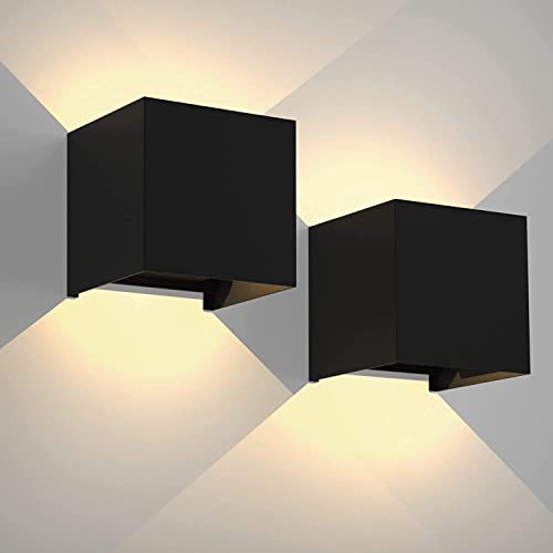 LIGKIN 2 Stück Wandleuchte Innen Außen 12W LED Wandleuchten Modern 3000K Warmweiß Wandlampe IP65 Wasserdicht Wandleuchte Winkel Einstellbarer Licht für Wohnzimmer Flur Hotel LIGKIN 2 Stück Wandleuchte Innen Außen 12W LED Wandleuchten Modern 3000K Warmweiß Wandlampe IP65 Wasserdicht Wandleuchte Winkel Einstellbarer Licht für Wohnzimmer Flur Hotel von LIGKIN