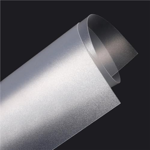 5er-Pack mattierte, durchscheinende PP-Kunststoffplatten – hohe Robustheit und Knickfestigkeit for Heimwerkerarbeiten, Dekoration und mehr(0.4x210x297mm) von LIGPING