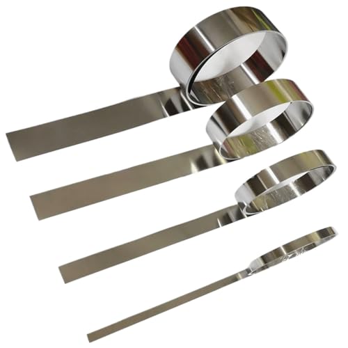 Hochelastischer 301 Edelstahlstreifen – 10 mm Breite, 1 Stück Feinblechfolie for Präzisionsanwendungen(0.2x10x1000mm) von LIGPING