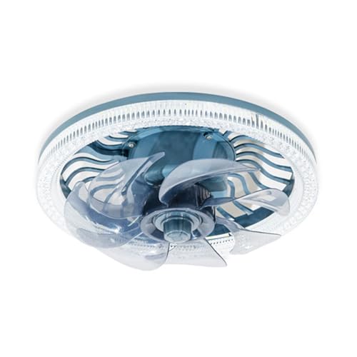 34W Deckenventilator mit Lampe Fernbedienung E27 Einstellbare Geschwindigkeit LED Ventilator für Schlafzimmer von LIGSLN