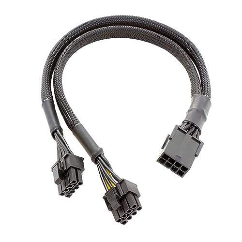 8Pin Auf 8Pin (6+2P) PCIExpress Grafikkarte Stromadapterkabel 8pin (6Pin+2Pin) PCIE Verlängerungsleitung 22CM Für Grafikkarte GPU PCIe 8Pin Buchse Auf 2X 8Pin (6+2) Stecker PCIExpress Grafikkarte 8P von LIGSLN