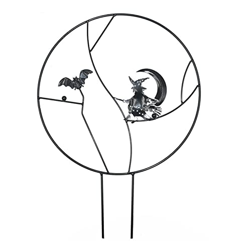 Halloween Hexe Fledermaus Rankgitter für Topfpflanzen Garten zum Klettern Rebe Blumenständer Rack Dekoration kleines Rankgitter zum Klettern drinnen von LIGSLN