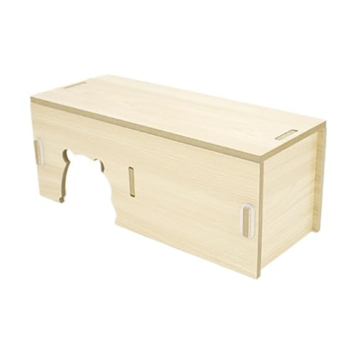 Höhlenhaus für Hamster, Holz, ideal für die Schaffung einer lustigen Umgebung für Kleintierversteck Käfigdekoration, Igelhaus Höhlenhaus für Hamster, Holz, ideal für die Schaffung einer lustigen Umgebung für Kleintierversteck Käfigdekoration, Igelhaus von LIGSLN
