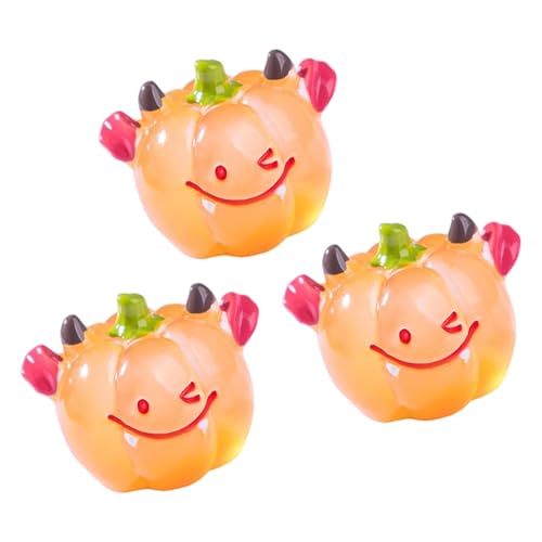 Kreatives Halloween-Landschaftsset mit Fledermaus und Figuren für Heimdekoration, Miniatur-Halloween, leuchtende Dekoration von LIGSLN