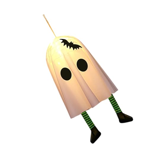 LED beleuchtete Specter-Dekoration für drinnen und draußen, weiches Tuch Hängelampe für Urlaub Party Supplies Halloween LED Specter Light LED beleuchtete Specter-Dekoration für drinnen und draußen, weiches Tuch Hängelampe für Urlaub Party Supplies Halloween LED Specter Light von LIGSLN