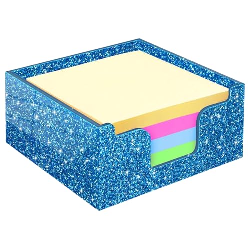 LIGSLN Glitters Acryl-Notizblock-Spender, Organizer, glitzernder Acryl-Notizhalter, Spender, hält den Schreibtisch ordentlich, Schule, Büro, Schreibtisch, Zubehör, Organizer-Box LIGSLN Glitters Acryl-Notizblock-Spender, Organizer, glitzernder Acryl-Notizhalter, Spender, hält den Schreibtisch ordentlich, Schule, Büro, Schreibtisch, Zubehör, Organizer-Box von LIGSLN