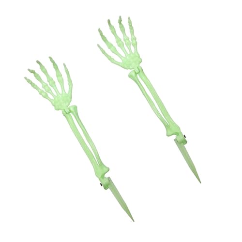 LIGSLN Gruseliger künstlicher Knochen-Handhofpfahl für Halloween-Dekorationen, wetterfest, für den Außenbereich, gruseliges Display, einfach zu installieren, Grabpfähle LIGSLN Gruseliger künstlicher Knochen-Handhofpfahl für Halloween-Dekorationen, wetterfest, für den Außenbereich, gruseliges Display, einfach zu installieren, Grabpfähle von LIGSLN
