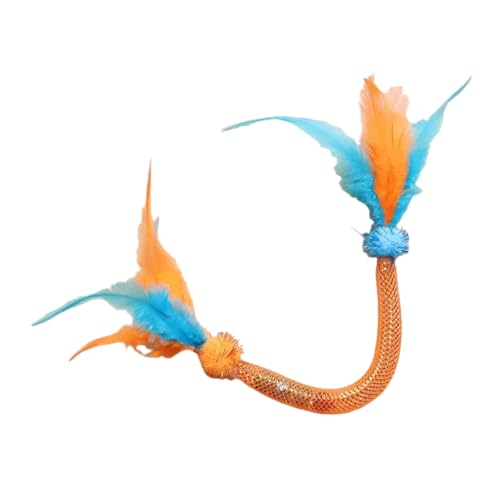 LIGSLN Peppermints Elastisches Spielzeug mit haltbarem elastischem Seil, Kätzchen, ansprechender Zauberstab, Spielzeug für den Innenbereich, Katzen-Unterhaltungswerkzeug von LIGSLN