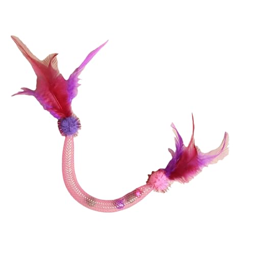 LIGSLN Peppermints Elastisches Spielzeug mit haltbarem elastischem Seil, Kätzchen, ansprechender Zauberstab, Spielzeug für den Innenbereich, Katzen-Unterhaltungswerkzeug LIGSLN Peppermints Elastisches Spielzeug mit haltbarem elastischem Seil, Kätzchen, ansprechender Zauberstab, Spielzeug für den Innenbereich, Katzen-Unterhaltungswerkzeug von LIGSLN