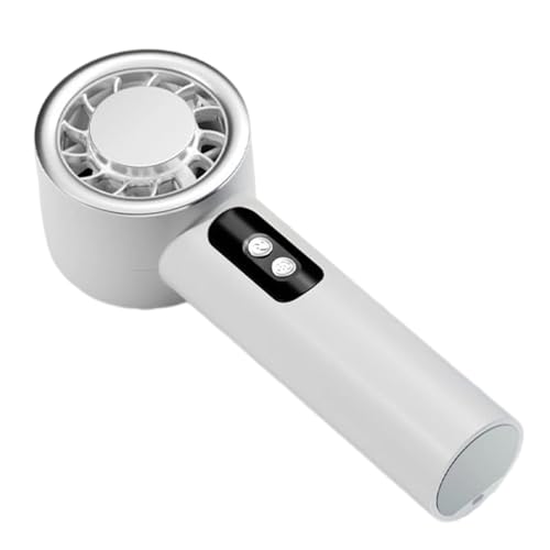 LIGSLN Tragbarer Handventilator, 100 Geschwindigkeiten, Kühlung, Schreibtischventilator mit Digitalanzeige, wiederaufladbar über USB von LIGSLN