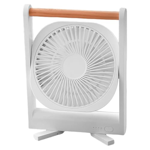 LIGSLN USB-betriebener Tischventilator mit leisem Betrieb, wiederaufladbarer Luftkühlventilator für Büro oder Reisen von LIGSLN