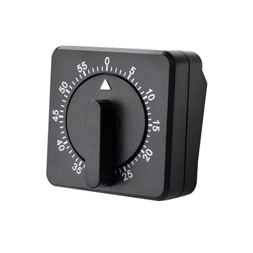 Langlebiger Alarm Erinnerung Quadratischer Küchen Timer Mechanischer Wecker Einfach Zu Bedienender Timer Perfekt Zum Kochen Und Sport. Mechanische Erinnerung von LIGSLN