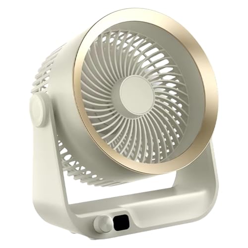 Leiser Schreibtischventilator mit einstellbaren Luftströmen, leiser Kühlventilator, Luftzirkulationsventilatoren für Büro oder Schlafzimmer von LIGSLN