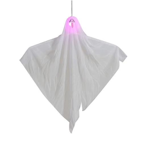 Leuchtende Augen Totenkopf hängende Dekorationen Halloween Eve Decors Fenster Display Zimmer Behang Hofdekoration von LIGSLN