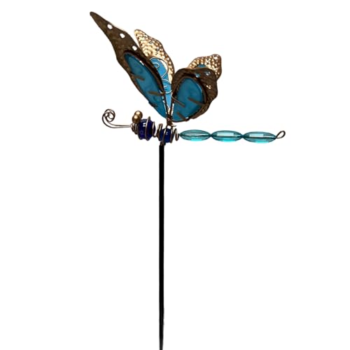 Schmetterlinge Gartenstecker Hof-Pflanzgefäß bunte Schmetterlinge Ornamente Dekorationen für Dekoration im Freien Schmetterlinge Gartenstecker Hof-Pflanzgefäß bunte Schmetterlinge Ornamente Dekorationen für Dekoration im Freien von LIGSLN