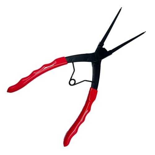 Sicherungsringzange mit langer Spitze, Werkzeug zum Entfernen von Sicherungsringen für enge Räume, Hartstahl, bequemer Griff, Mechaniker und Heimwerker, Sprengringe Entfernungswerkzeug Sicherungsringzange mit langer Spitze, Werkzeug zum Entfernen von Sicherungsringen für enge Räume, Hartstahl, bequemer Griff, Mechaniker und Heimwerker, Sprengringe Entfernungswerkzeug von LIGSLN