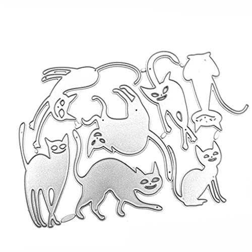 Stanzschablone aus Karbonstahl, Motiv: Halloween-Katzen, Scrapbooking, Fotoalbum, Stanzschablone Stanzschablone aus Karbonstahl, Motiv: Halloween-Katzen, Scrapbooking, Fotoalbum, Stanzschablone von LIGSLN