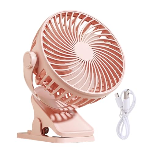 Tragbarer Clipventilator für Autositze mit einstellbaren Luftströmen, USB-wiederaufladbarer Ventilator für den Außenbereich, kleine Kühlventilatoren von LIGSLN
