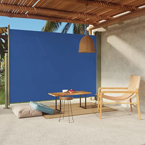 Möbelsets, Werkzeuge, Terrasse, einziehbare Seitenmarkise 220 x 300 cm, Blau von LIGTEX