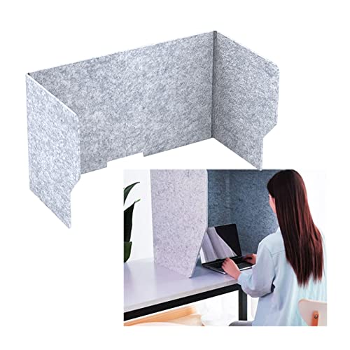 LIGUOYI Faltbar Schallschutz Sichtschutz Abschirmungen Schalldämpfung Wand Für Schreibtisch Filz Freistehender, Büro Home Office 60/80/100cm Polyesterfaser Lärmminderung Sichtschutzwand von LIGUOYI