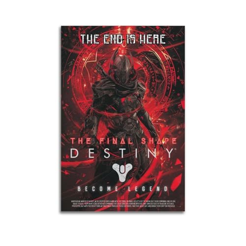 LIHAIXUAN Destiny 2 Poster auf Leinwand, Motiv: "The Final Shape", ästhetische Bilder, Kunstdrucke für Wanddekoration, 30 x 45 cm, ungerahmter Stil LIHAIXUAN Destiny 2 Poster auf Leinwand, Motiv: "The Final Shape", ästhetische Bilder, Kunstdrucke für Wanddekoration, 30 x 45 cm, ungerahmter Stil von LIHAIXUAN