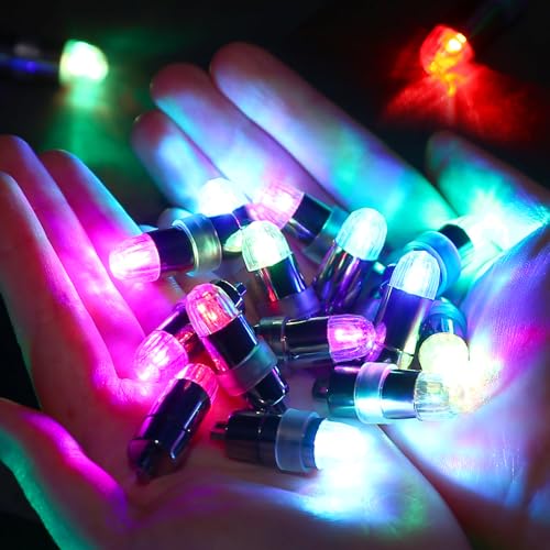 LIHAO 30x Mini LED-Ballons Lichter Beleuchtung für Papierlaterne Lampions Bunt LED Ballonlichter Batteriebetrieben Luftballon Lichter für Party Hochzeit Weihnachten Garten von LIHAO