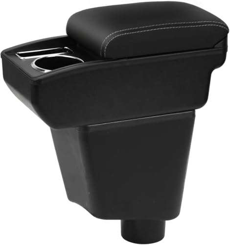 LIHONGMM Auto-Armlehne für Renault Clio 4 Armrest for Renault Clio 3 III IV - Mittelkonsole mit doppeltem Stauraum, robust & langlebig, schnelle Montage von LIHONGMM