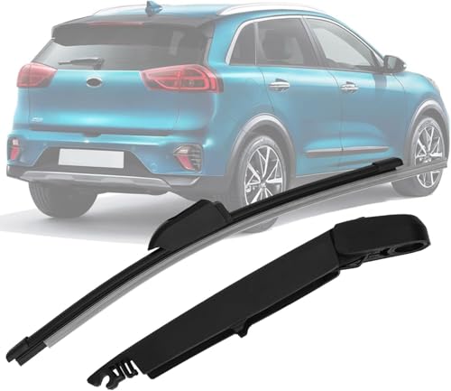 LIHONGMM Heckwischer-SetKit Windschutzscheibe Windschutzscheibe Heckscheibe Automotive Scheibenwischer für KIA NIRO 2016-2022 von LIHONGMM