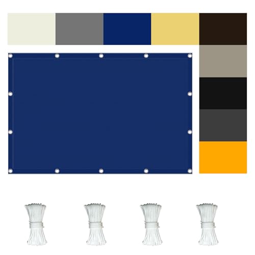 Garten Sonnenschutz Netz 180 x 180 cm Wasserabweisend UV Schutz Wetterschutz Segel im Viele Größe Und Farben für Patio Hinterhof Rasengarten Outdoor-Aktivitäten, Dunkelblau Garten Sonnenschutz Netz 180 x 180 cm Wasserabweisend UV Schutz Wetterschutz Segel im Viele Größe Und Farben für Patio Hinterhof Rasengarten Outdoor-Aktivitäten, Dunkelblau von LIHUANE