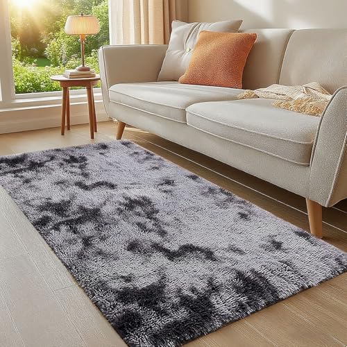 LIHUANE Hochwertiger Outdoor Teppich 140 x 245 cm Waschbar Und rutschfest Hochflor Langflor Teppiche Anti-Rutsch Unterseite für Esszimmer Küchen Schlafzimmer, Dunkelgrau LIHUANE Hochwertiger Outdoor Teppich 140 x 245 cm Waschbar Und rutschfest Hochflor Langflor Teppiche Anti-Rutsch Unterseite für Esszimmer Küchen Schlafzimmer, Dunkelgrau von LIHUANE