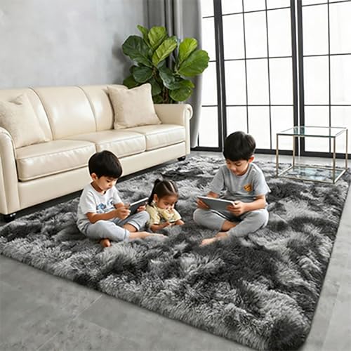 LIHUANE Kuscheliger Teppich 280 x 350 cm Maschinenwaschbar Weich Moderne Teppiche Matte Teppichen Langlebig Und Pflegeleicht für Wohnzimmer, Schlafzimmer Und Terrasse, Dunkelgrau LIHUANE Kuscheliger Teppich 280 x 350 cm Maschinenwaschbar Weich Moderne Teppiche Matte Teppichen Langlebig Und Pflegeleicht für Wohnzimmer, Schlafzimmer Und Terrasse, Dunkelgrau von LIHUANE