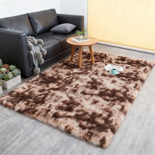 LIHUANE Shaggy Hochflor Teppich 60 x 70 cm Super Soft Hochwertiger Weich Moderne Teppiche Matte Teppichen Pflegeleicht Und Robust für Terrasse Und Garten, braun LIHUANE Shaggy Hochflor Teppich 60 x 70 cm Super Soft Hochwertiger Weich Moderne Teppiche Matte Teppichen Pflegeleicht Und Robust für Terrasse Und Garten, braun von LIHUANE