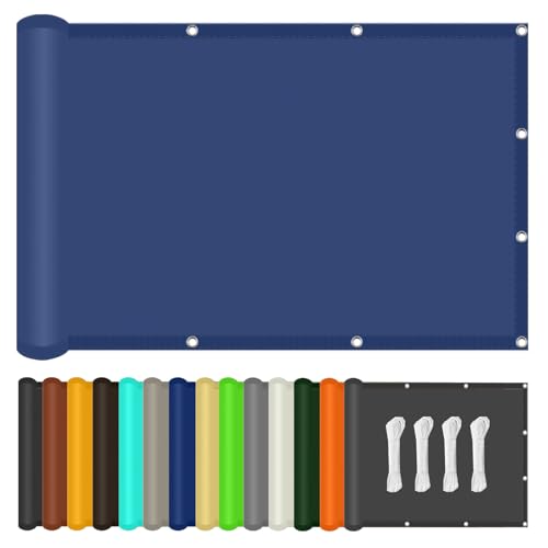 Sonnenschutz Markise 140 x 170 cm Wasserabweisend UV Schutz Uv-Schutz Schattiernetz im Viele Größe Und Farben für Außenbereiche Wie Garten Und Balkone, Terrasse, Dunkelblau Sonnenschutz Markise 140 x 170 cm Wasserabweisend UV Schutz Uv-Schutz Schattiernetz im Viele Größe Und Farben für Außenbereiche Wie Garten Und Balkone, Terrasse, Dunkelblau von LIHUANE