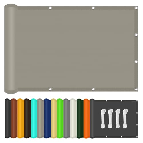 Sonnenschutz Markise 290 x 310 cm Wasserabweisend UV Schutz Uv-Schutz Schattiernetz im Viele Größe Und Farben für Außenbereiche Wie Garten Und Balkone, Terrasse, Khaki Sonnenschutz Markise 290 x 310 cm Wasserabweisend UV Schutz Uv-Schutz Schattiernetz im Viele Größe Und Farben für Außenbereiche Wie Garten Und Balkone, Terrasse, Khaki von LIHUANE
