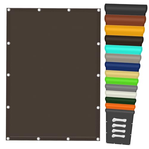 Sonnensegel Balkon Ohne Bohren 210 x 220 cm Wasserabweisend UV Schutz 98% UV Schutz Segeltuch Verschiedene Größen für Patio Hinterhof Rasengarten Outdoor-Aktivitäten, braun Sonnensegel Balkon Ohne Bohren 210 x 220 cm Wasserabweisend UV Schutz 98% UV Schutz Segeltuch Verschiedene Größen für Patio Hinterhof Rasengarten Outdoor-Aktivitäten, braun von LIHUANE