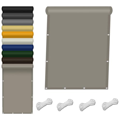 Sonnensegel Quadratisch 130 x 250 cm Wasserdicht Rechteckig mit Ösen Uv-Schutz Schattiernetz Befestigungsseile Premium für Patio Hinterhof Rasengarten Outdoor-Aktivitäten, Khaki Sonnensegel Quadratisch 130 x 250 cm Wasserdicht Rechteckig mit Ösen Uv-Schutz Schattiernetz Befestigungsseile Premium für Patio Hinterhof Rasengarten Outdoor-Aktivitäten, Khaki von LIHUANE
