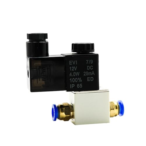 2V025-06 G1/8 2V025-08 G1/4 Normal Geschlossen Luft Wasser Öl Magnetventil 12V 24V 110V 220V 2Port 2 Möglichkeiten Pneumatische Steuerventil(2V025-06 DC24V,8mm fittings) von LIHWQ