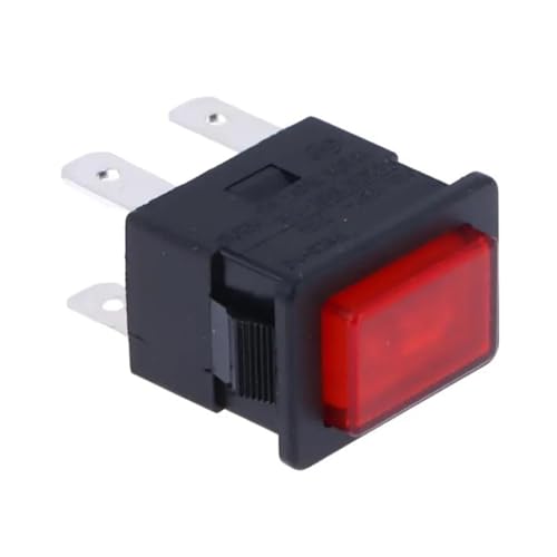 3/stücke 16A 250V 4 Pins Selbst-Lock On Off Push Button Rocker Schalter Mit Licht PS21-16 Heizung Elektrische Touch Schalter 3/stücke 16A 250V 4 Pins Selbst-Lock On Off Push Button Rocker Schalter Mit Licht PS21-16 Heizung Elektrische Touch Schalter von LIHWQ