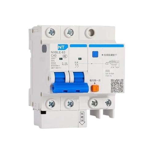 A-Typ NXBLE-63 Fehlerstrom-Schutzschalter RCBO 1P+N 2P 40A Ladestation Photovoltaik Solar Typ A(1P and N) von LIHWQ