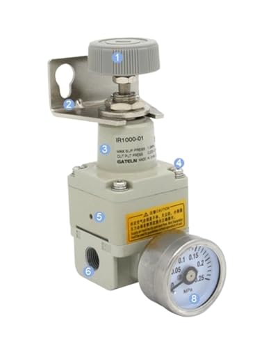 Druck regelventil IR1000-01 IR1010-01 IR1020-01 IR1020-01BG IR1000-01BG IR1010-0BG luftdruck minderer(IR1010-01BG 4mm) von LIHWQ