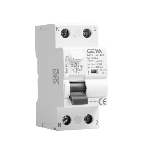 GYL9 Typ AC RCD Elektromagnetischer Schutzschalter RCCB Electric1P+N 3P+N 25A 40A 63A 100A RCD 30mA 100mA 300mA(30mA(0.03A),2P 40A) von LIHWQ