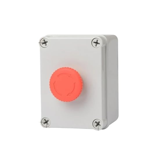 Innen- und Außenschaltkasten Not-Aus-Startschalter Power-Reset-Alarm Eisentür Aufzugsmotor Elektrischer Schaltkasten(Green) von LIHWQ