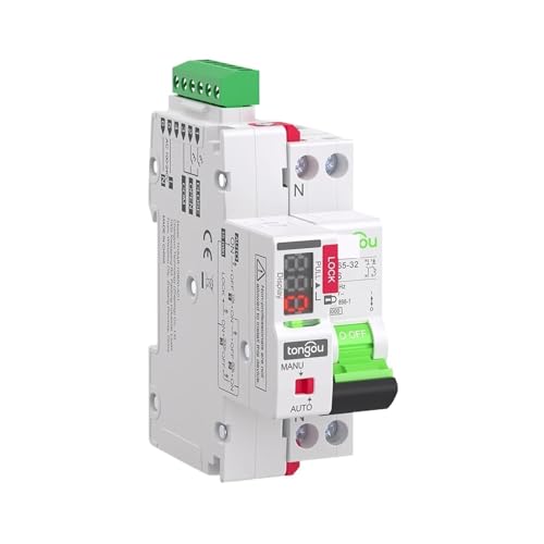 MCB LED Recloser Modular Circuit Breaker 10A 16A 25A 32A Sicherheitsschalter 230V Circuit Breaker(32A) von LIHWQ